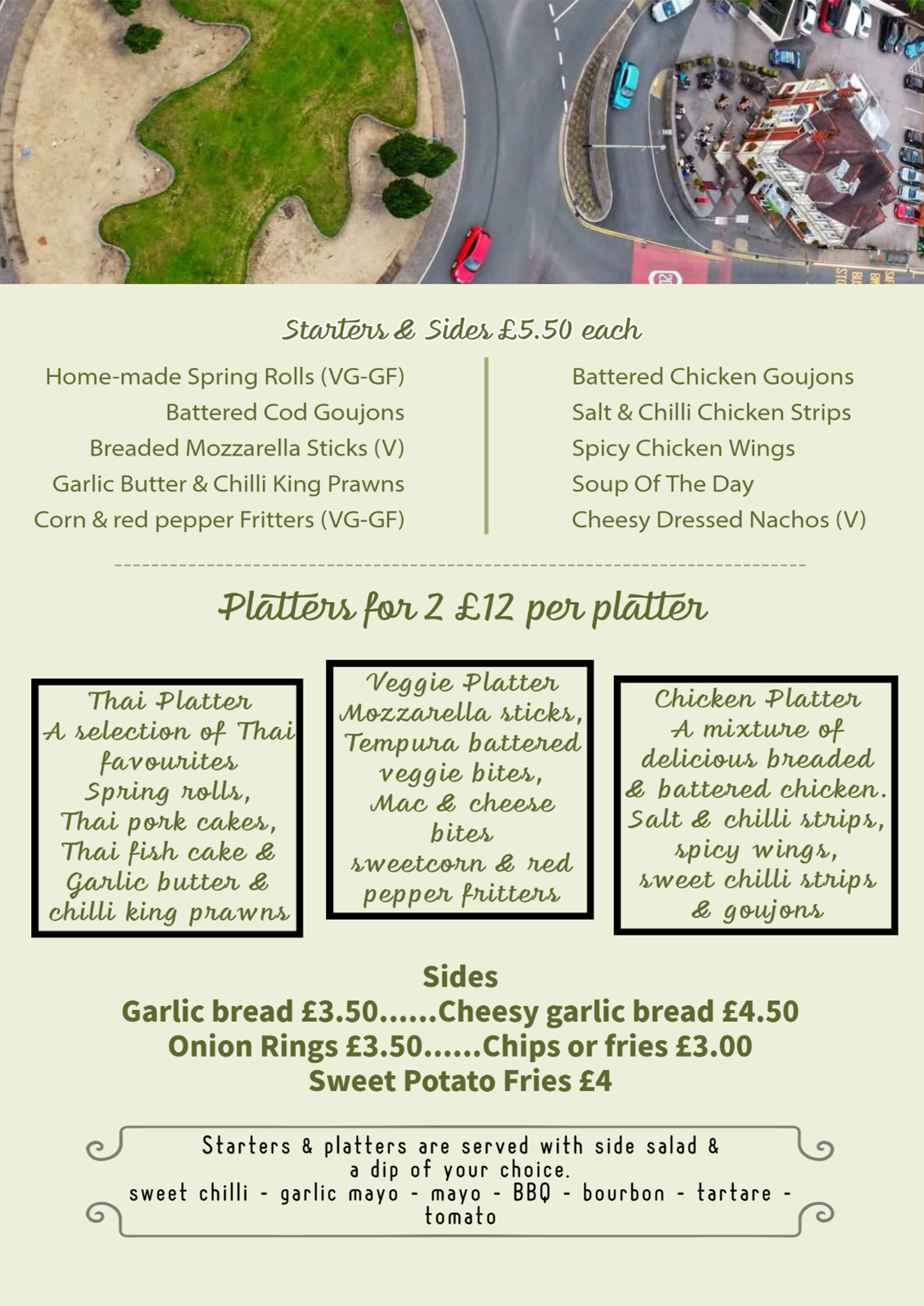 Ye Olde Royal Oak menu, page 1 of 10